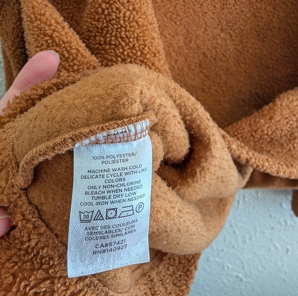 Loft Sherpa Fleece Funnel Neck Sweater - Picture 3 of 5